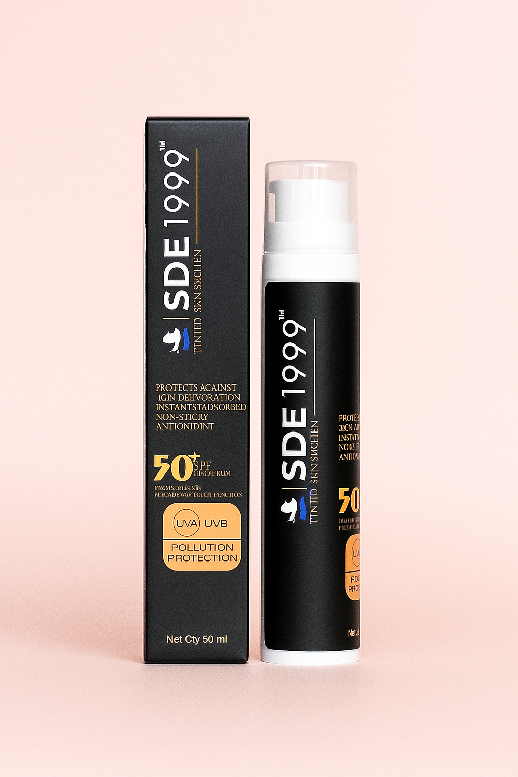 SPF 50+ UAV-UVB non -sticky fragrance free sunscreen lotion-50ML