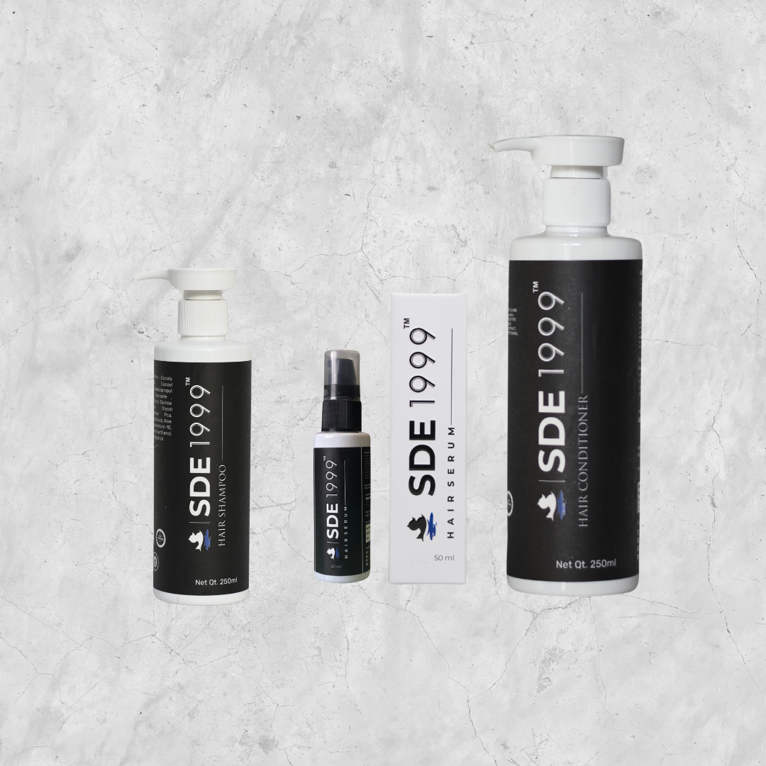 SHAMPOO + HAIR SEUM + CONDITIONER