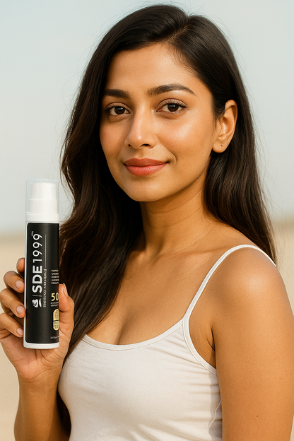 SPF 50+ UAV-UVB non -sticky fragrance free sunscreen lotion-50ML
